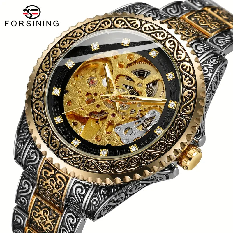Golden Mechanical Watch (imported 🇦🇪)