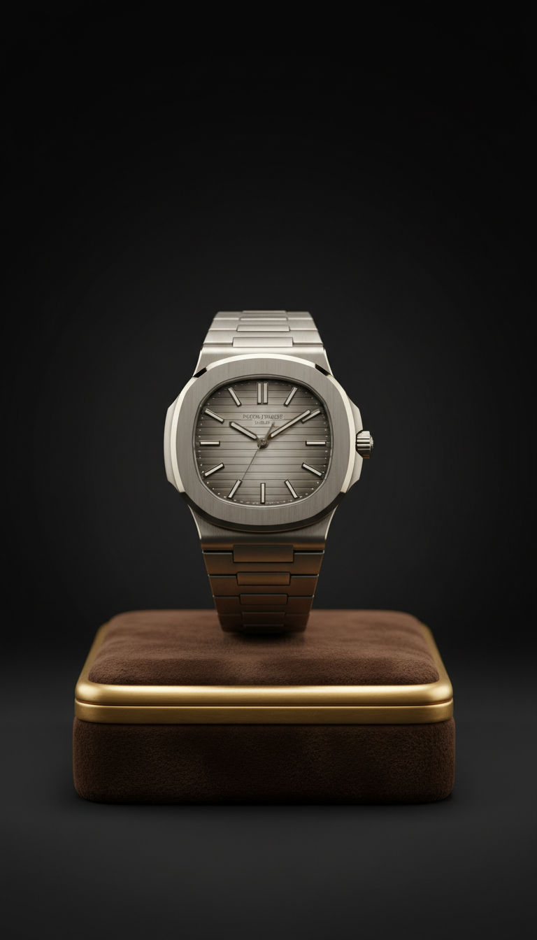 Nautilus Blue Embossed Dial